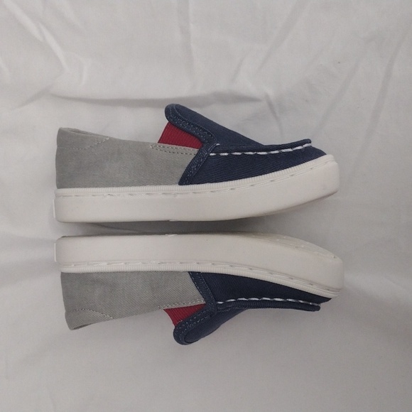 Sperry Salty Jr Washable Slip-On Sneaker Moccasin Toddler Sz 6M Blue Gray - Picture 7 of 10